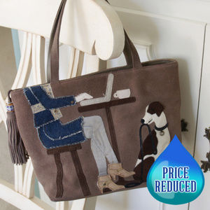 St. John's Bay Brown Leather Novelty Purse  GUC